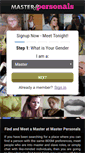 Mobile Screenshot of masterpersonals.com